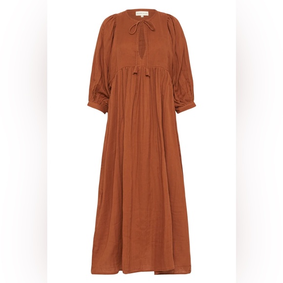 Daughters of India Dresses & Skirts - NWT Daughters of India Kyra MIDI dress XS rust color